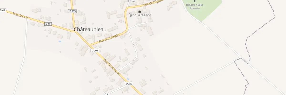 Plan du 8 Rue Prosper Desplats à Châteaubleau