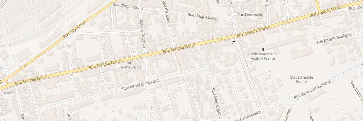 Plan du 63 Rue Alfred de Musset à Clermont-Ferrand