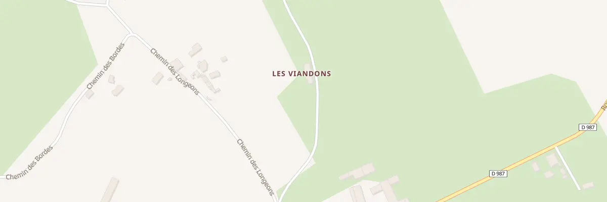 Plan du 5043 Le Vignot à Chezelle