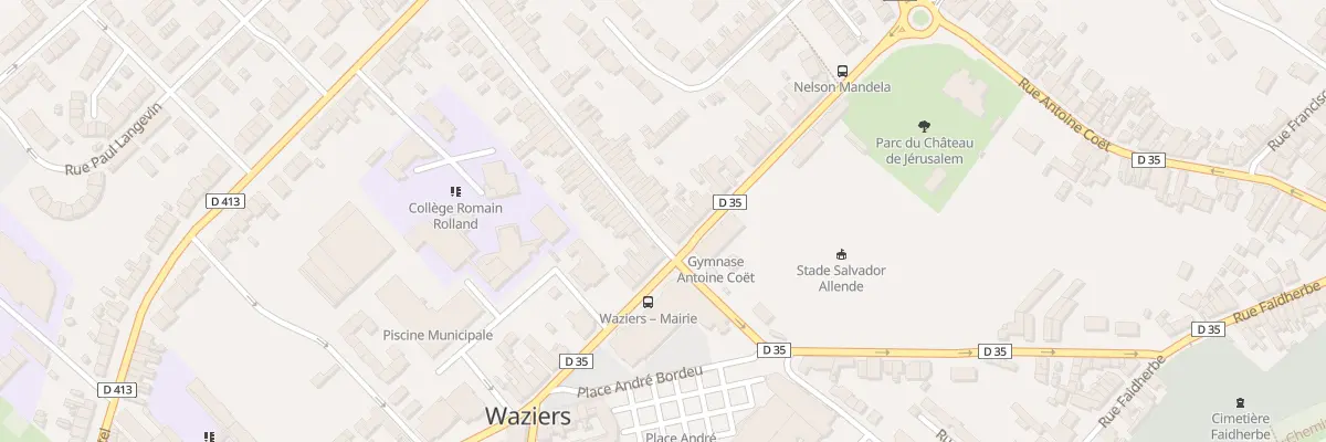 Plan du 2B Rue Gustave Deloeil à Waziers