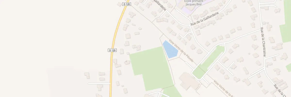Plan du 175 Rue de la Rosière à Mérignies