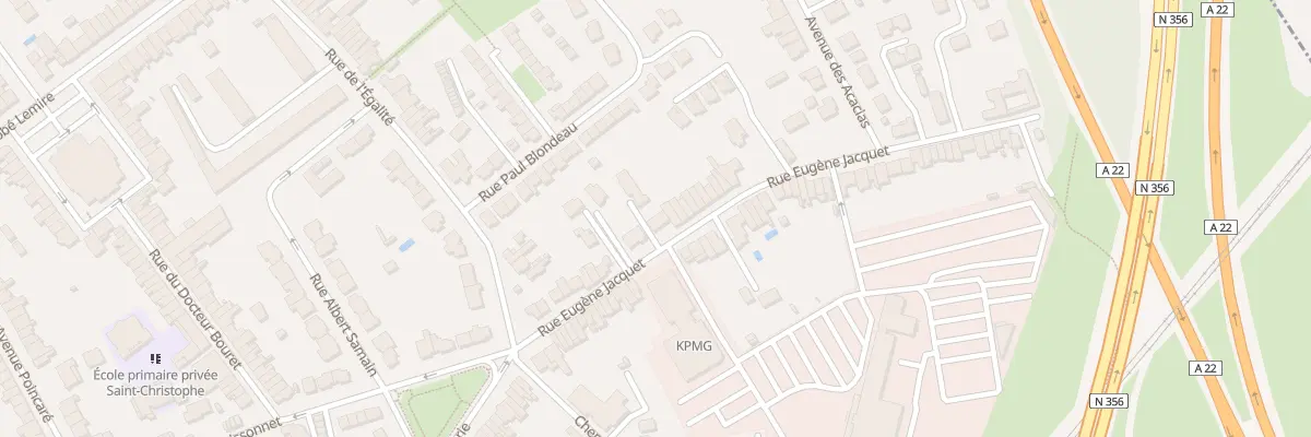 Plan du 47 Rue Eugène Jacquet à Marcq-en-Barœul