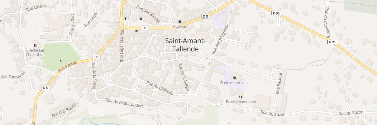 Plan du 14 Rue des Ecoles à Saint-Amant-Tallende