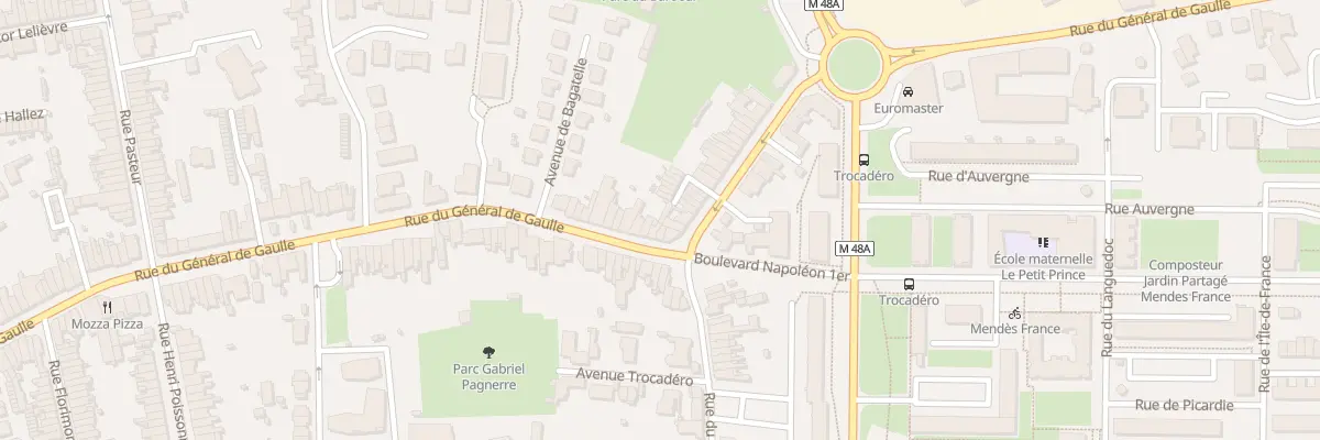 Plan du 259 Rue du Général De Gaulle à Mons-en-Barœul