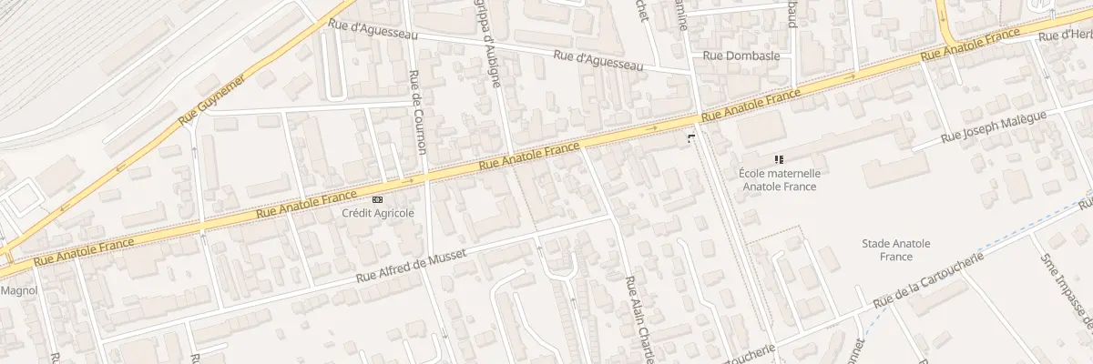 Plan du 126A Rue Anatole France à Clermont-Ferrand