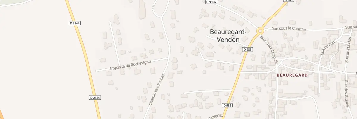 Plan du 7 Che des Roches à Beauregard-Vendon