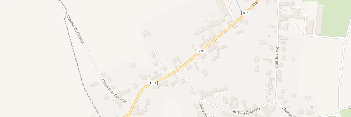 Plan du 187 Rue Paul Baudoin à Villeselve