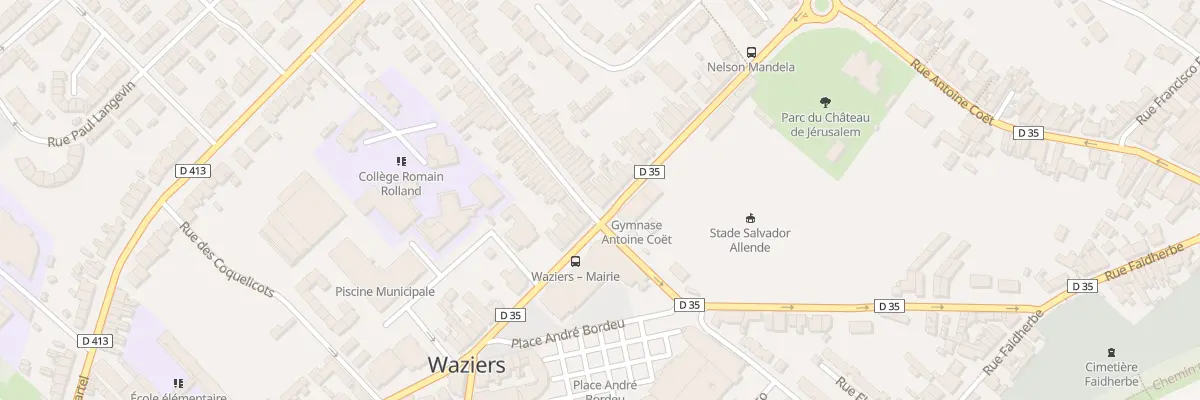 Plan du 24 Rue Pasteur à Waziers