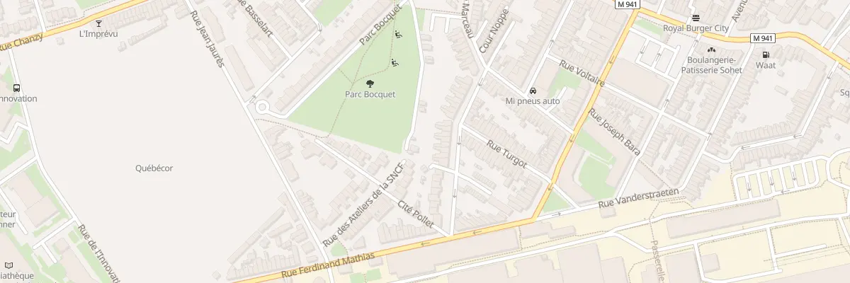 Plan du 60 Rue Marceau Hellemmes à Lille