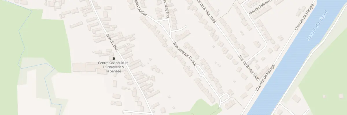 Plan du 52 Rue Jacques Duclos à Arleux