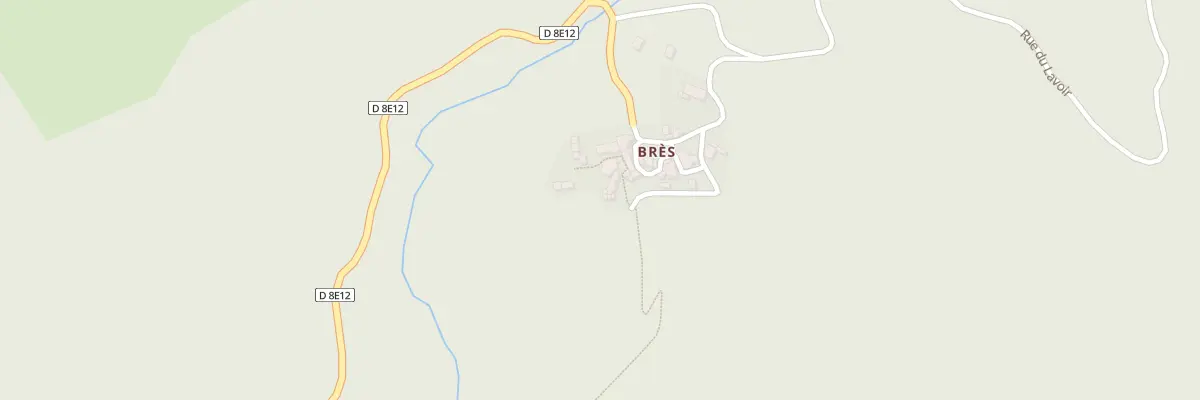 Plan du 6022 Bres à Avène
