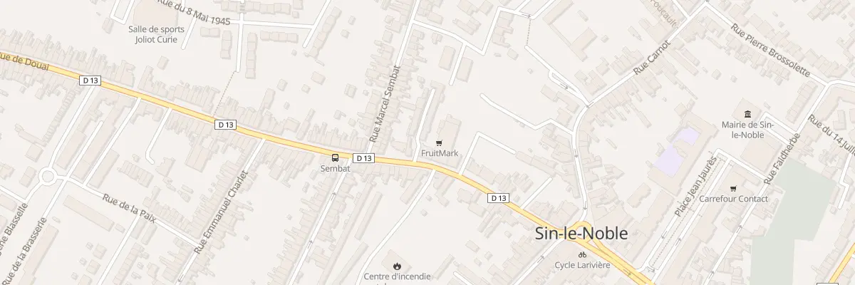 Plan du 174 Rue de Douai à Sin-le-Noble