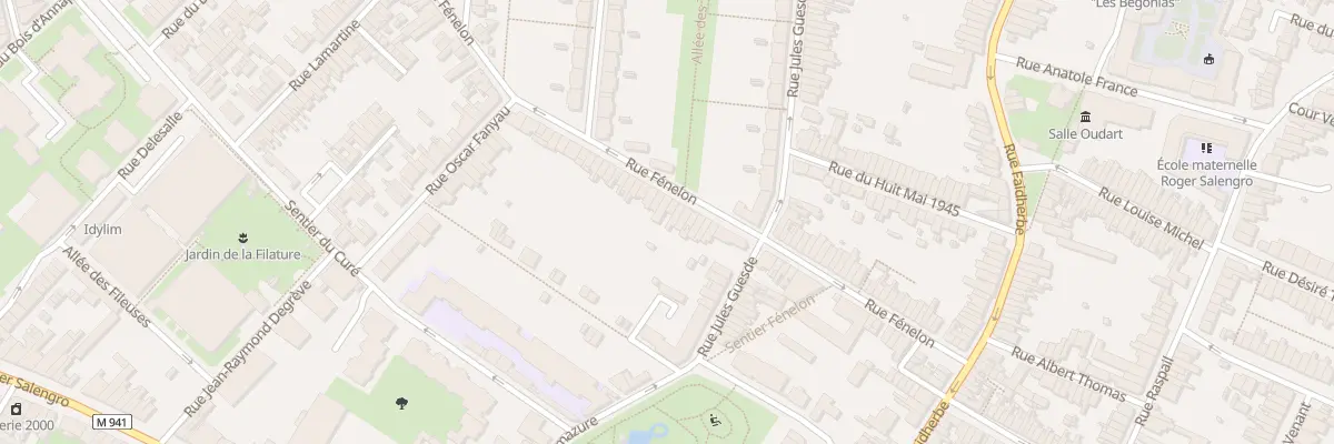 Plan du 45 Rue Fenelon Hellemmes à Lille