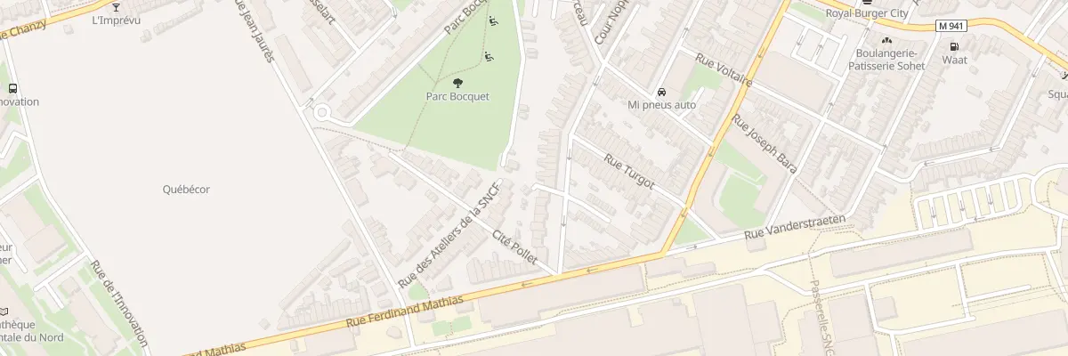 Plan du 66 Rue Marceau Hellemmes à Lille