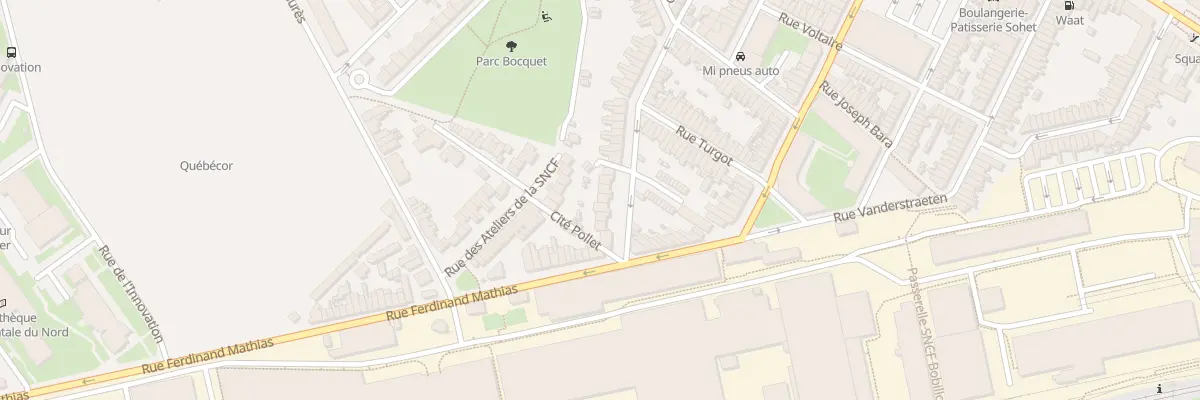 Plan du 78 Rue Marceau Hellemmes à Lille