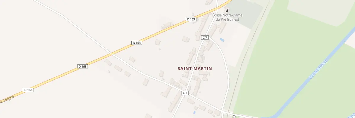 Plan du 12 Rue Saint Martin à Donzy