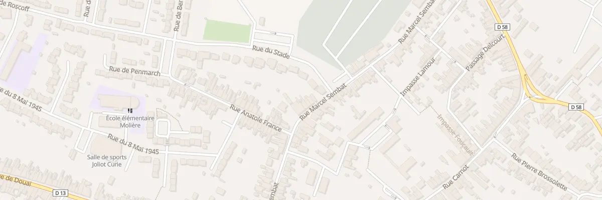 Plan du 225 Rue Marcel Sembat à Sin-le-Noble
