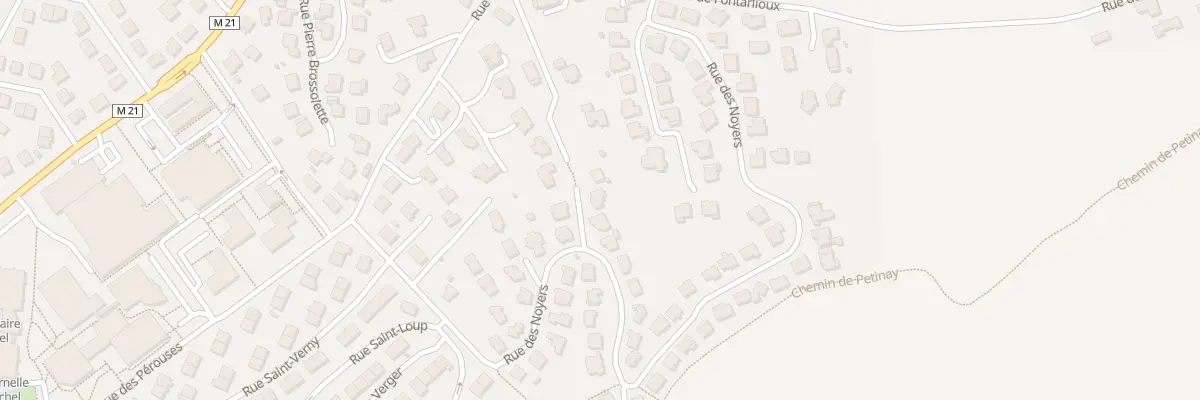 Plan du 33 Rue des Noyers à Romagnat