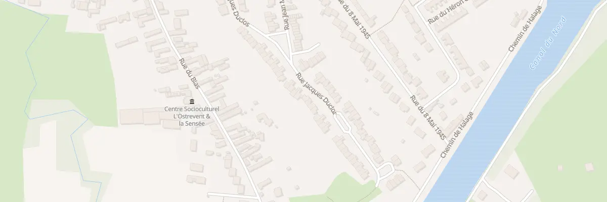 Plan du 54 Rue Jacques Duclos à Arleux