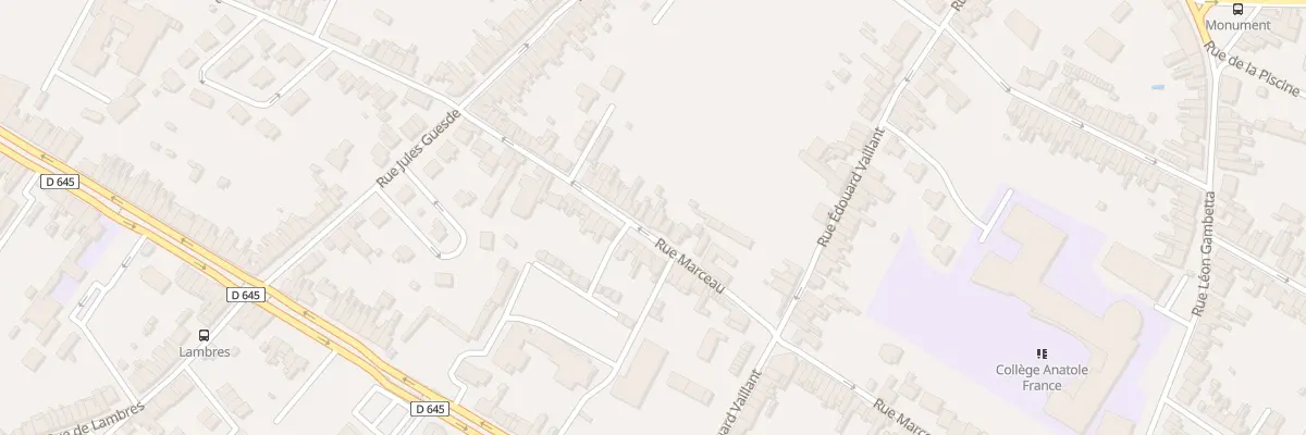 Plan du 388 Rue Marceau à Sin-le-Noble
