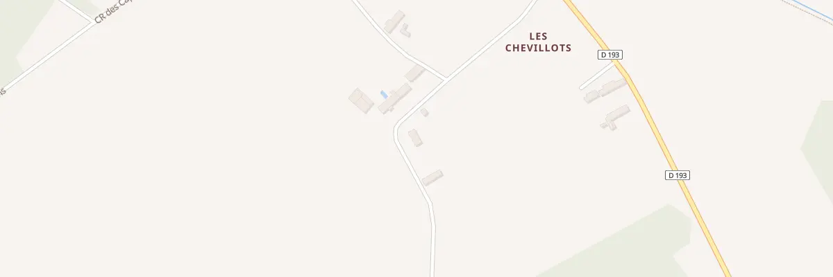 Plan des Chevillots à Courtoin