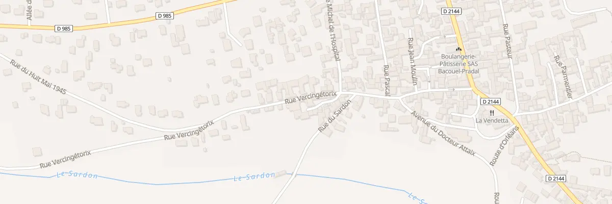 Plan du 15 Rue Gambetta à Saint-Bonnet-près-Riom