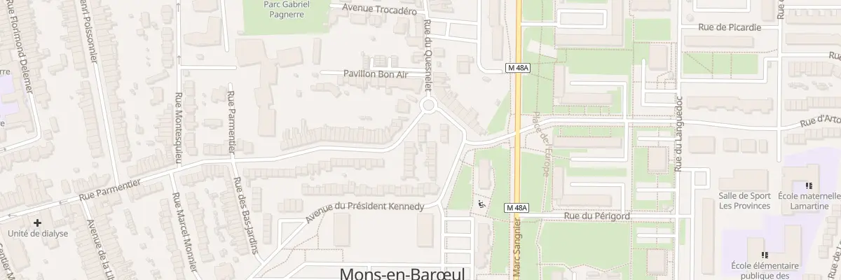 Plan du 144 Rue Parmentier à Mons-en-Barœul