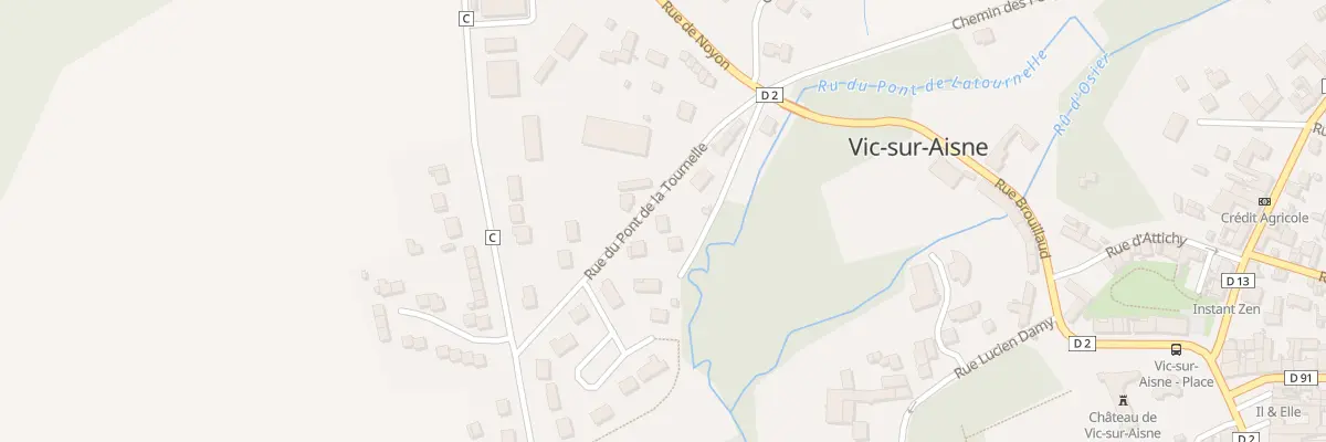 Plan du 5 Rue du Pont de la Tournelle à Vic-sur-Aisne