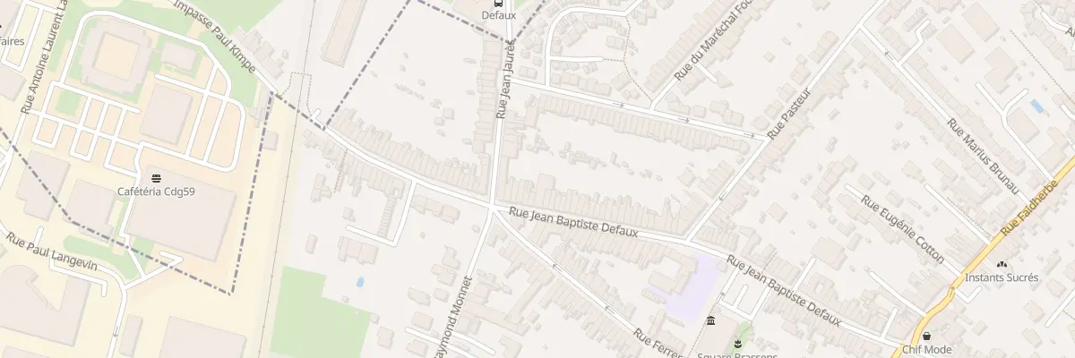 Plan du 144 Rue Jean-Baptiste Defaux à Lezennes