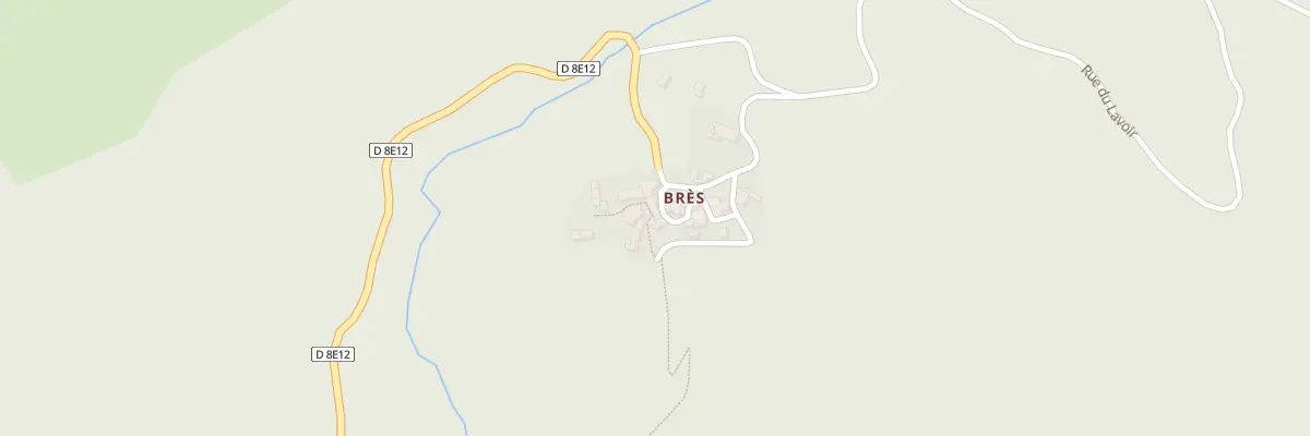 Plan du 5814 Bres à Avène