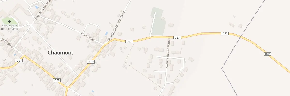 Plan du 9 Rte de Champigny à Chaumont
