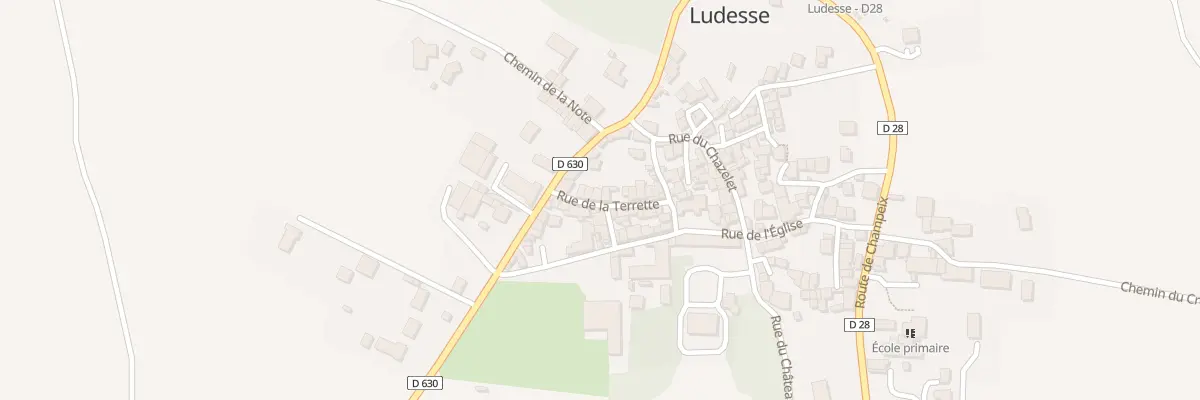 Plan du 10 Rue de la Terrette à Ludesse