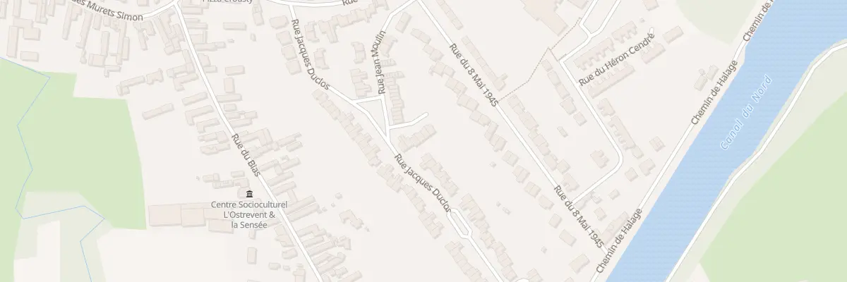 Plan du 20 Rue Jean Moulin à Arleux
