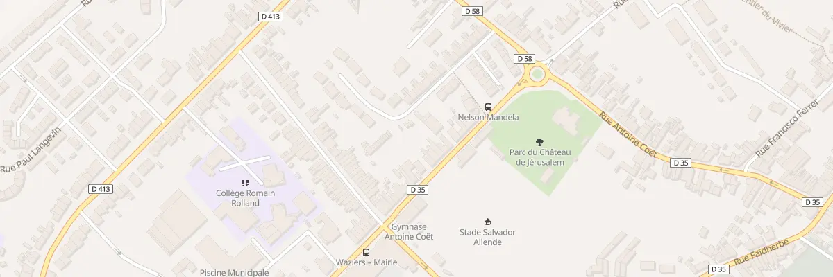 Plan du 10 Rue Pasteur à Waziers