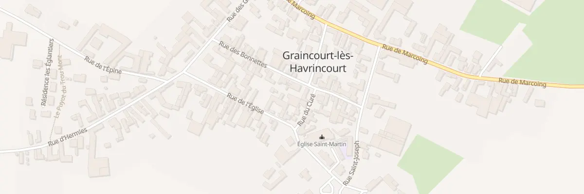 Plan du 8 Rue des Bonnettes à Graincourt-lès-Havrincourt