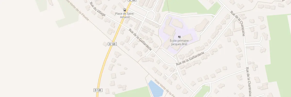 Plan du 114 Rue de la Gaillarderie à Mérignies