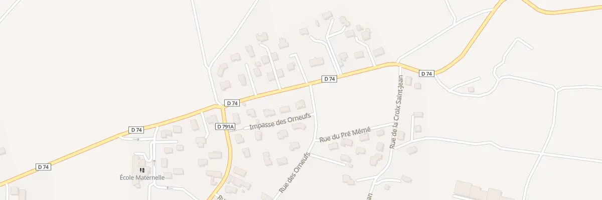 Plan du 2 Imp des Orneufs à Saint-Sandoux
