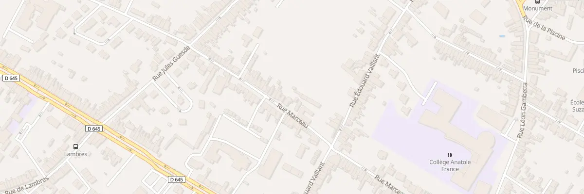 Plan du 358 Rue Marceau à Sin-le-Noble