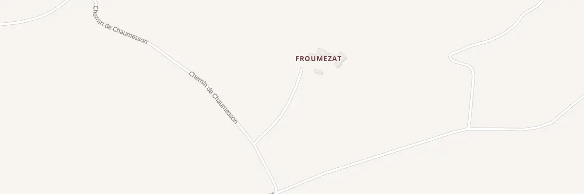 Plan du 5008 Froumezat à Vicq