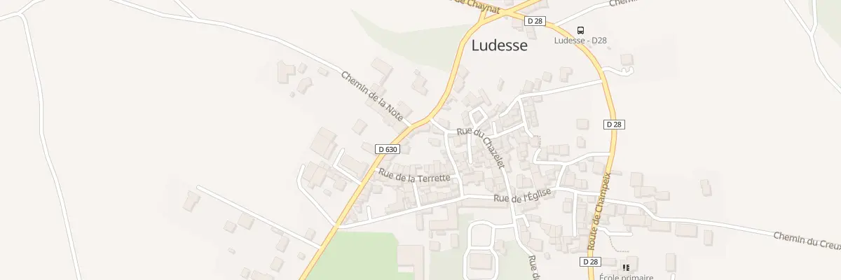 Plan du 23 Rue de la Condamine à Ludesse
