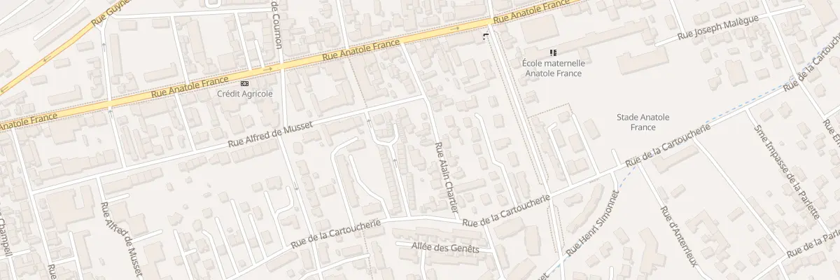 Plan du 18 Rue Alain Chartier à Clermont-Ferrand