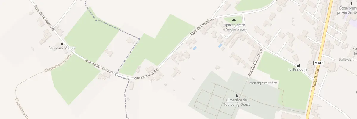 Plan du 59 Rue de Linselles à Roncq