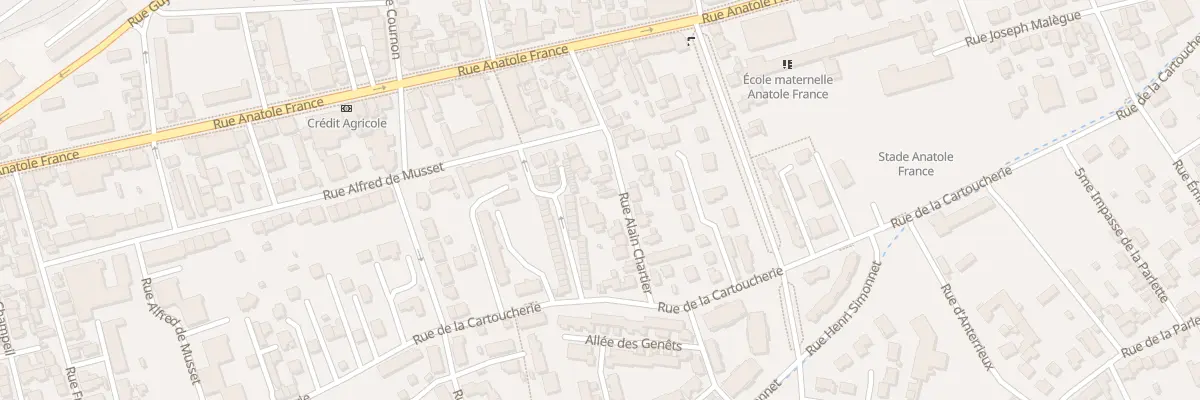 Plan du 20 Rue Alain Chartier à Clermont-Ferrand