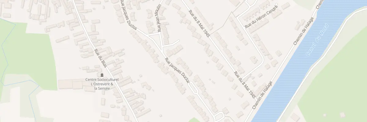 Plan du 11 Rue Jacques Duclos à Arleux