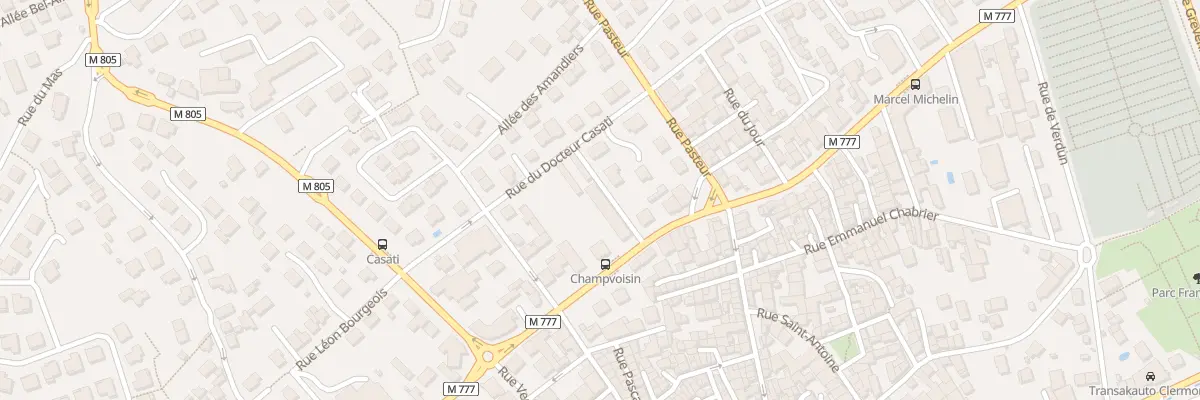 Plan du 13T Rue Champvoisin à Aubière