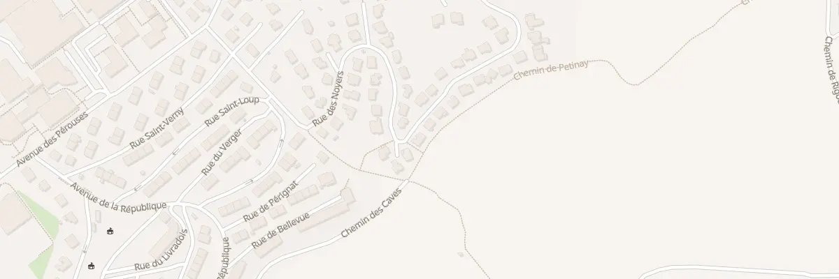 Plan du 30 Rue des Noyers à Romagnat