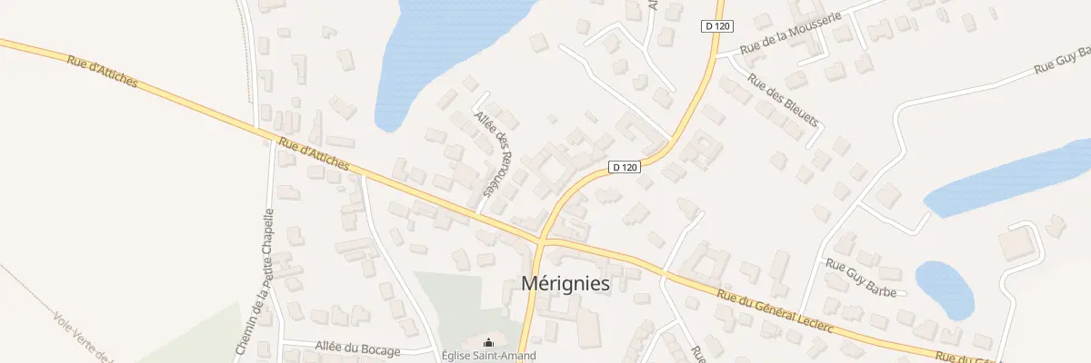 Plan du 37 Rue de Pont A Marcq à Mérignies