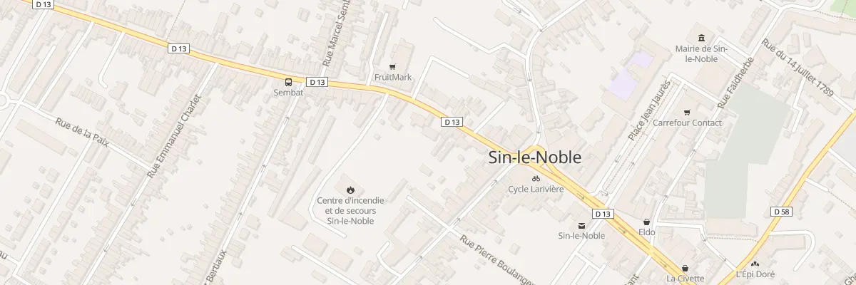 Plan du 89 Rue de Douai à Sin-le-Noble