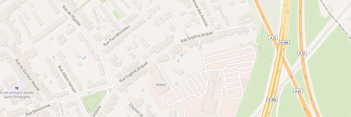 Plan du 50 Rue Eugène Jacquet à Marcq-en-Barœul