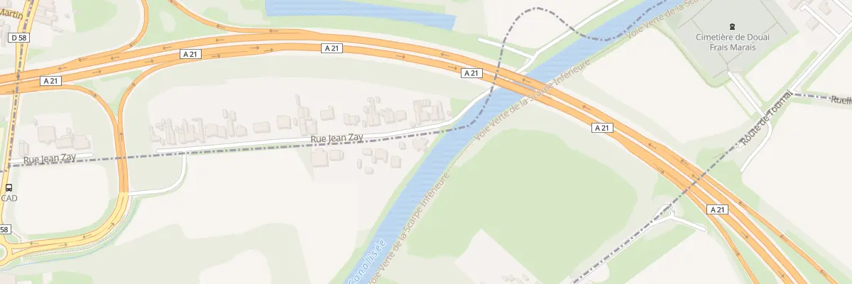 Plan du 1280B Rue Jean Zay à Douai